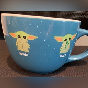 Star Wars Mandalorian Grogu Blue 24 Ounce Large Cup